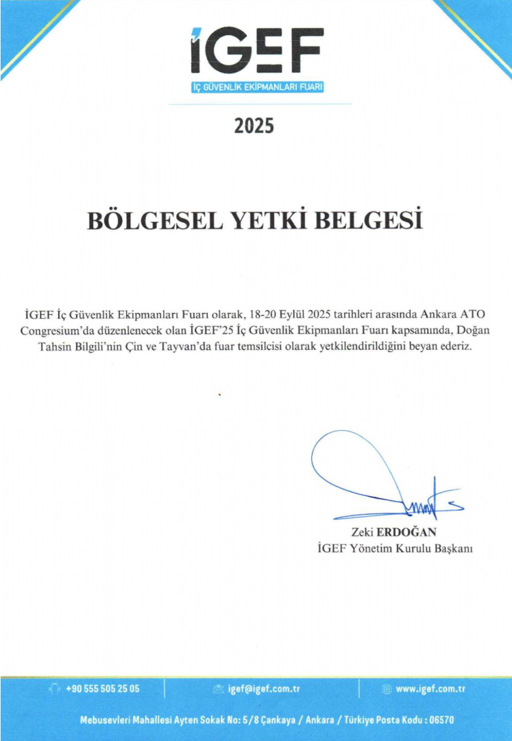 PALA INTERNATIONAL, IGEF 2025 Resmî Temsilcisi Olarak Tayvan ve Çin'de Yetkilendirildi
